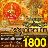 ราคา องค์จตุคามรามเทพ มหาลาภเงินไหลมาเทมา เนื้อทองแดงชุบทองลงยา 8 สีตามวันเกิด (22745388205)