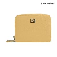 ราคา Louis Fontaine กระเป๋าสตางค์พับสั้น ซิปรอบ รุ่น Lucky สีเบจ (21762179011)