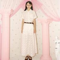 ราคา BNK GLORIA SKIRT IN BUTTER LACE กระโปรงยาวผ้าลูกไม้ครีม แต่งดีเทลจีบ มาพร้อมกระเป๋าด้านข้าง (22579435621)