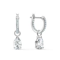 ราคา ของแท้ 100 Swarovski ต่างหู ต่างหูจี้ คริสตัลต่างหูห่วง Swarovski แท้ ถอดได้ Pear Earring เครื่องประดับแฟชั่นสตรี พร้อมจัดส่งจากประเทศไทย (21157411723)