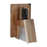 ราคา INDEX LIVING MALL ชุดมีดพร้อมฐานรอง รุ่นซับบ์ จำนวน 7 ชิ้น ชุด สีธรรมชาติ เงิน (21705627254)