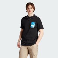 ราคา adidas Lifestyle adidas Adventure Graphic Tee Men Black IL5160 (22434552683)