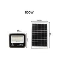 ราคา PopLight ไฟสปอตไลท์โซลาร์เซลล์ 100W 300W 500W 1000W แสงขาว solar light กันน้ำ IP67 สว่างยันเช้า รับประกัน1ปี (21795069635)