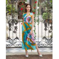 ราคา WINAWA ROSY DRESS African Sleeveless V Neck Maxi Dress ชุดเดรสยาว เดรสแขนกุด เดรสลายกุหลาบ เดรสออกงาน เดรสลายแอฟริกัน เดรสเข้ารูป เดรสคอวีผ่าข้าง (19299237884)