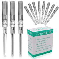ราคา 50Pcs Catheter Piercing Needles 14G 16G 18G 20G and 22G IV Catheter Needles Hollow Needles for Lip Tongue Belly Nipple Car (21804466744)