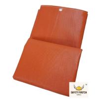 ราคา ผ้ากันสะเก็ดไฟ สีส้ม หนา 0 8mm ตอกตาไก่ทุกๆ 50cm ผ้ากันไฟ ผ้ากันไฟ ผ้ากันสะเก็ดไฟ งานเชื่อม (21727704427)