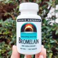 ราคา โบรมีเลน เอนไซม์สับปะรด Bromelain 500 mg 120 Tablets Source Naturals (6509820268)