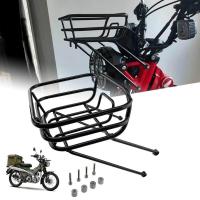 ราคา ตะแกรงไฟหน้า แบบมีตะกร้า รถมอเตอร์ไซค์ รุ่น ฮอนด้า HONDA CT125 ปี 2020 2021 สีดำ 1 ชุด (16854935300)
