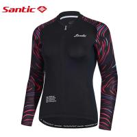 ราคา Santic เสื้อปั่นจักรยานสำหรับผู้หญิงมาใหม่ล่าสุดแขนยาวเสื้อเจอร์ซีย์สำหรับปั่นจักรยานระบายอากาศได้ดีจักรยานเสือภูเขาเสื้อกีฬาเสื้อปั่นจักรยานสำหรับผู้หญิง KL2C01142H (14075944864)