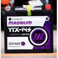 ราคา แบตเตอรี่ มอเตอร์ไซค์ MAGNUM YTX 14 S 12V 14AH สำหรับ harley davidson สปอร์ตเตอร์ Made in Thailand (21900641135)
