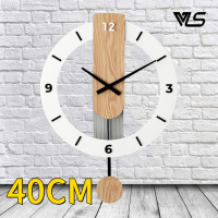 ราคา Braun Mall นาฬิกาแขวนผนังเรียบง่ายนอร์ดิกไม้ของแข็ง ที่ทันสมัยแกว่งเงียบนาฬิกาห้องนั่งเล่นบุคลิกภาพห้องนอนตก แต่งสร้างสรรค์นาฬิกาผนังในครัวเรือน (21987595732)