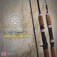 ราคา คัน GOD OF RIVER คันกราไฟท์ แท้ 100 เวทคัน 8 15 LB เวทเหยื่อ 80 130 กรัม ด้ามก๊อก ดิ้นสีน้ำเงิน เหมาะสำหรับสายหน้าดิน สปิ๋ว ตีเหยื่อปลอม (21642935883)