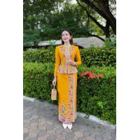 ราคา ชุดเซ็ทผ้าปาเต๊ะอินโด อัดกาวทั้งชุด ผู้หญิง ชุดปาเต๊ะ (22440031323)