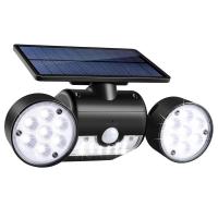 ราคา Solar Lights Outdoor Solar Flood Solar Powered Wall Lights LED Flood Lights for Outdoor Yard Garden Patio Garage (22174956702)