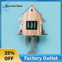 ราคา นาฬิกากุ๊กกูนาฬิกาห้องนั่งเล่นนาฬิกาปลุกนกกาเหว่าป่าสไตล์วินเทจสัญญาณเตือนสำหรับเด็กติดผนัง (22133789507)