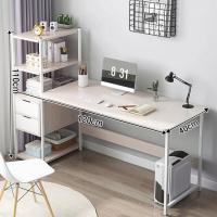 ราคา โต๊ะทำงาน โต๊ะทำงานไม้ โต๊ะคอมพิวเตอร์ โต๊ะไม้ โต๊ะคอมพิวเตอร์ พร้อมชั้นวางของขาเหล็กกล้าพ่นสีกันสนิม มีหลายขนาด สไตล์โมเดิร์น (22629722466)