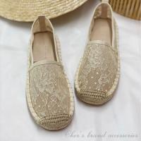 ราคา รองเท้าลูกไม้ หุ้มส้น (5197966969)