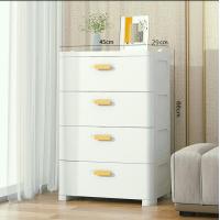 ราคา Ecoo MALL โต๊ะข้างเตียง ตู้ลิ้นชัก ตู้เก็บของ ตู้ข้างเตียง ชั้นวางของ ขาว 3 4 5 6 7ชั้น (22052357853)