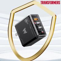 ราคา Transformers TF K11 ปลั๊กชาร์จ 65w พลังงานสูง 3 In 1 เครื่องชาร์จ Type C สมาร์ท PD ชาร์จเร็วพอร์ต USB ของขวัญสร้างสรรค์สำหรับ Android Huawei Iphone Bumblebee สีเหลือง (21410431331)