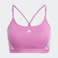 ราคา adidas Training adidas Aeroreact Training Light Support 3 Stripes Bra Women Purple HK2211 (22434463890)