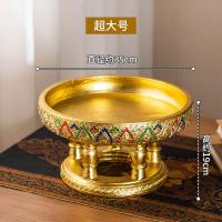 ราคา พานไม้สีทอง ขันโตกสีทอง พานไม้ พานลงทอง ขันโตกเดินเส้นติดกระจก พานใส่ของถวายพระถวายสังฆทาน พานปิดทอง พานปิดทองติดกระจก (21361155920)