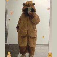 ราคา So starry ชุดนอน Capybara ใส่สบาย น่ารัก คอสเพลย ตูนชุดนอน (22539850948)