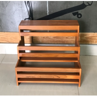 ราคา Spice Rack ชั้นวางเครื่องปรุงในครัว ที่วางเครื่องปรุงไม้ ชั้นวางขวดเครื่องปรุงไม้สักมีที่เสียบมีด ชั้นวางกระปุกเครื่องปรุง สามชั้นน้ำปลา ชั้นวางเครื่องปรุงไม้ ชั้นวางของในครัวอเนกประสงค์ ชั้นวางของในค