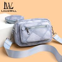 ราคา LouisWill กระเป๋ากระเป๋ากระเป๋าสะพายบ่าผู้หญิงกระเป๋าพาดลำตัวกระเป๋าขนาดเล็กสีตัดกันสี่เหลี่ยมสไตล์โบฮีเมียนแบบประกบกันจุได้เยอะพิมพ์ลายย้อนยุคสายพาดไหล่ปรับได้มีซิปด้านใน (22099258648)