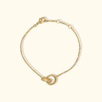 ราคา Shependence สร้อยข้อมือห่วงคริสตัลอินฟินิตี้ Crystal Infinity Ring Bracelet (20236279353)