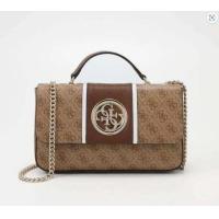 ราคา Guess กระเป๋าสะพายผู้หญิง แบรนด์สวยหรู สะพายไหล่ New s j bagแถมฟรีถุงกระดาษแบรนด์ (18646608036)