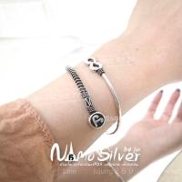 ราคา กำไลหัวนะโม อินฟินิตี้ เงินแท้925 ผ่านพิธีปลุกเสกแล้ว (16975191577)