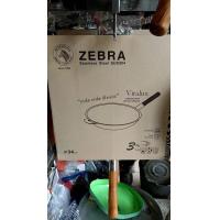 ราคา กระทะจีน Vitalux 3 ชั้น ด้ามไม้สัก ตราหัวม้าลาย Zebra (22168605866)