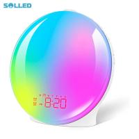 ราคา Wake Up Light Sun Up Alarm Clock For Kids Heavy Sleepers Bedroom Speaker Sound Machine With Adjustable Brightness Dual Alarms FM Radio (21748104539)