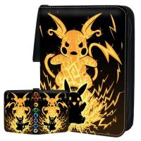 ราคา 900pcs New Pokemon Cartoons Games Collectible Cards Card Holders Charmander Eevee Album Books Binders Toys for Kids Gifts (21438085622)