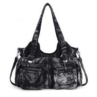 ราคา IPinee Original Vintage Denim Tote Shopping Bag with Double Root Shoulder Strap Casual Zipper Closed Large Capacity Y2K Millennial Pink (10576466589)