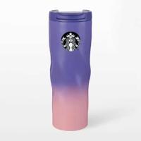 ราคา Starbucks Stainless steel Purple Pink Gradient Swirl Tumbler 16ozแท้ (22274431998)