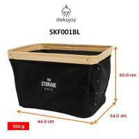 ราคา DOGENI กล่องเก็บของอเนกประสงค์ รุ่น SKF001BU SKF001BL SKF001IV สีน้ำเงิน สีดำ สีครีม ขนาด กว้าง44 0 x สูง30 0 x หนา34 ซม กล่องผ้าใส่ของแบบพับได้ กล่องผ้า กล่องพับได้ กล่องอเนกประสงค์ ร้าน Dekojoy (107