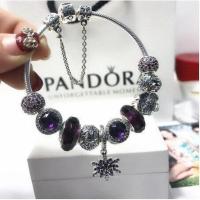 ราคา สร้อยข้อมือ Pandora สร้อยข้อมือเงินแท้ 925 ซื้อจี้ของขวัญแฟนใหม่ ASSA0215631 (19361905902)