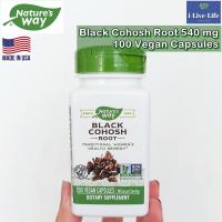 ราคา แบลกโคฮอสสกัด Black Cohosh Root 540 mg 100 Vegan Capsules Natures Way (8468303043)
