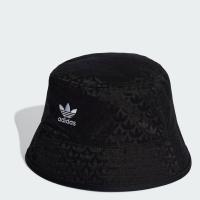 ราคา adidas ไลฟ์สไตล์ หมวกปีกรอบผ้าแจ็คการ์ดลายโลโก้ Trefoil แบบโมโนแกรม ผู้หญิง สีดำ IT7352 (22435180247)