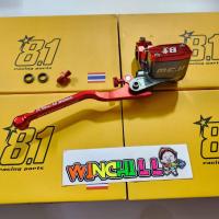 ราคา ปั๊มบน 8 1 สีแดง งานCNC มือเบรคสีแดง WAVE110i WAVE125 WAVE100S WAVE100 MIO MSLAZ R15 SONIC DASH LS (22325282366)
