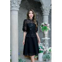 ราคา เดรสออกงาน เดรสลูกไม้เลื่อมแขนพอง สีชมพูกะปิ ม่วง ดำ ทรงเอ สวยมากค่ะ M 3XL ใส่ได้ทุกสีผิวค่ะ (21421264074)