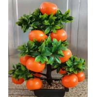 ราคา ต้นไม้นำโชคสำหรับห้องรับแขกปีใหม่2024ต้นไม้ผลไม้จำลองต้นไม้พีชแอปเปิ้ลส้มกระถางพลาสติกดอกไม้ปลอมสำหรับตกแต่ง (18393365938)