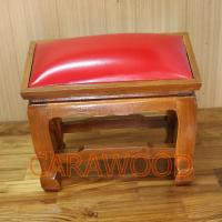ราคา โต๊ะกราบ แท่นรองกราบพระ โต๊ะกราบพระไม้สัก สีแดง (21447492148)