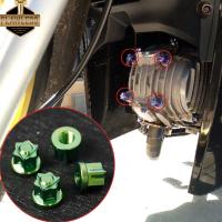 ราคา ชุดอะไหล่ Honda Wave 110i แบบไร้ที่ติตัวครอบจานเบรคหน้าหลังทำจากไทเทเนียมชุดเกียร์ตัวกรองอากาศซ้ายขวาพร้อมสลักเกลียวถังน้ำมันเชื้อเพลิงปี Gr5 (18655975515)