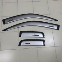 ราคา กันสาด คิ้วประตู COLORADO สีบรอนซ์ ใส่ปี 2002 2011 มีแคป และ 4 ประตู (21400518378)