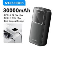 ราคา Vention 20000mAh Power bank PD 22 5W Fast Charge Original Mobile 10000mAh Phone Powerbank Built in Type C Lightning for iPhone 16 15 14 pro Samsung S24 Ultra S23 vivo Xiaomi oppo ios Cellphone Portabl