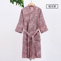 ราคา เสื้อคลุมอาบน้ําผ้าฝ้ายแท้สําหรับผู้ใหญ่ขนาดใหญ่ผ้ากอซสไตล์ใหม่สามชั้นอาบน้ําว่ายน้ําโรงแรมคลับเฮาส์โฮมสเตย์การประยุกต์ใช้ (22689869371)