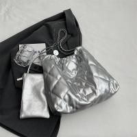 ราคา กระเป๋าผู้หญิงใบเล็กดีไซน์สไตล์ชาแนลแบบฝรั่งเศสกระเป๋าโท้ทสายโซ่ลายข้าวหลามตัดเรียบง่ายแบบใหม่ฤดูร้อนปี2023กระเป๋ารัดต้นแขนแฟชั่น (19875504198)