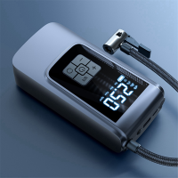 ราคา Digital Display Air Compressor Tire Inflator Cordless for Car Bicycle Tire Air Pump Portable Inflation Pump (22233830108)